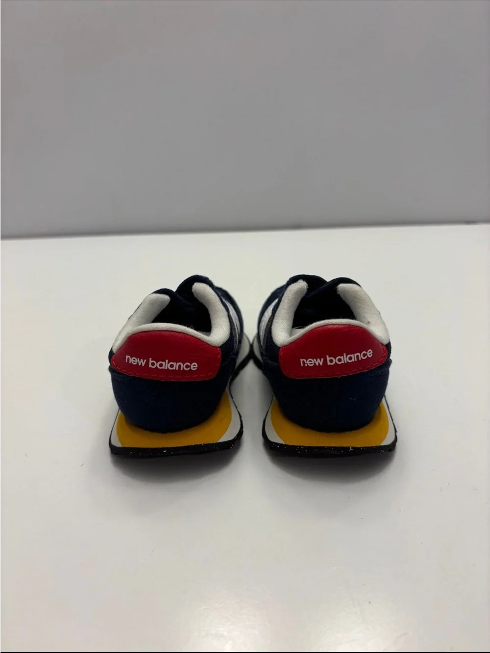 NEW BALANCE TODDLER 237 NAVY BUNGEE SNEAKERS size 5